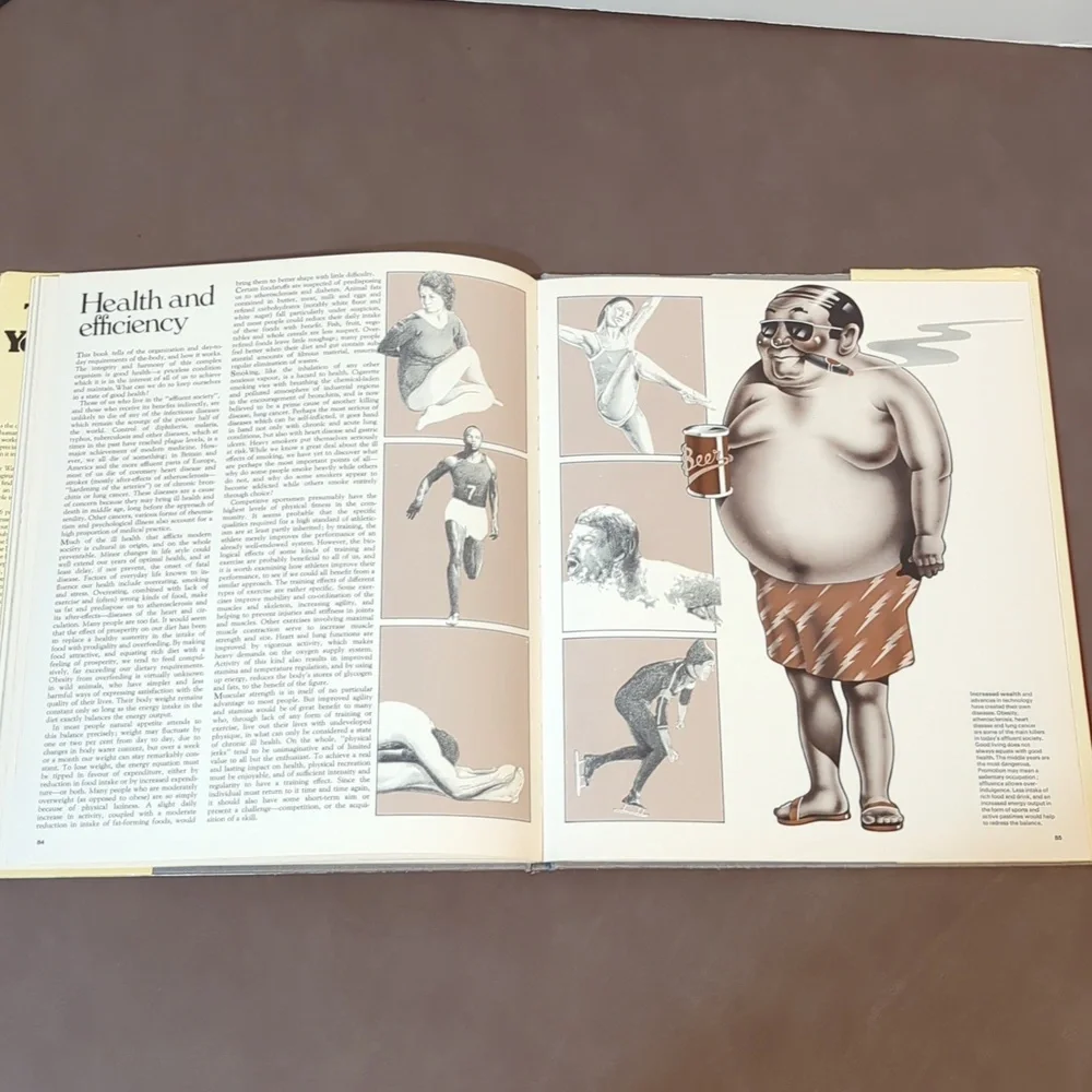 1982 The Way Your Body Works hard cover book Artists House Stonehouse Netherland